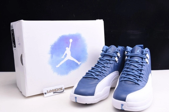 Cheap TBK Retro Stone Jordan 12 130690-404 Air Blue 0710